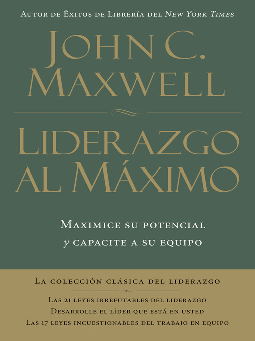 Title details for Liderazgo al máximo by John C. Maxwell - Available